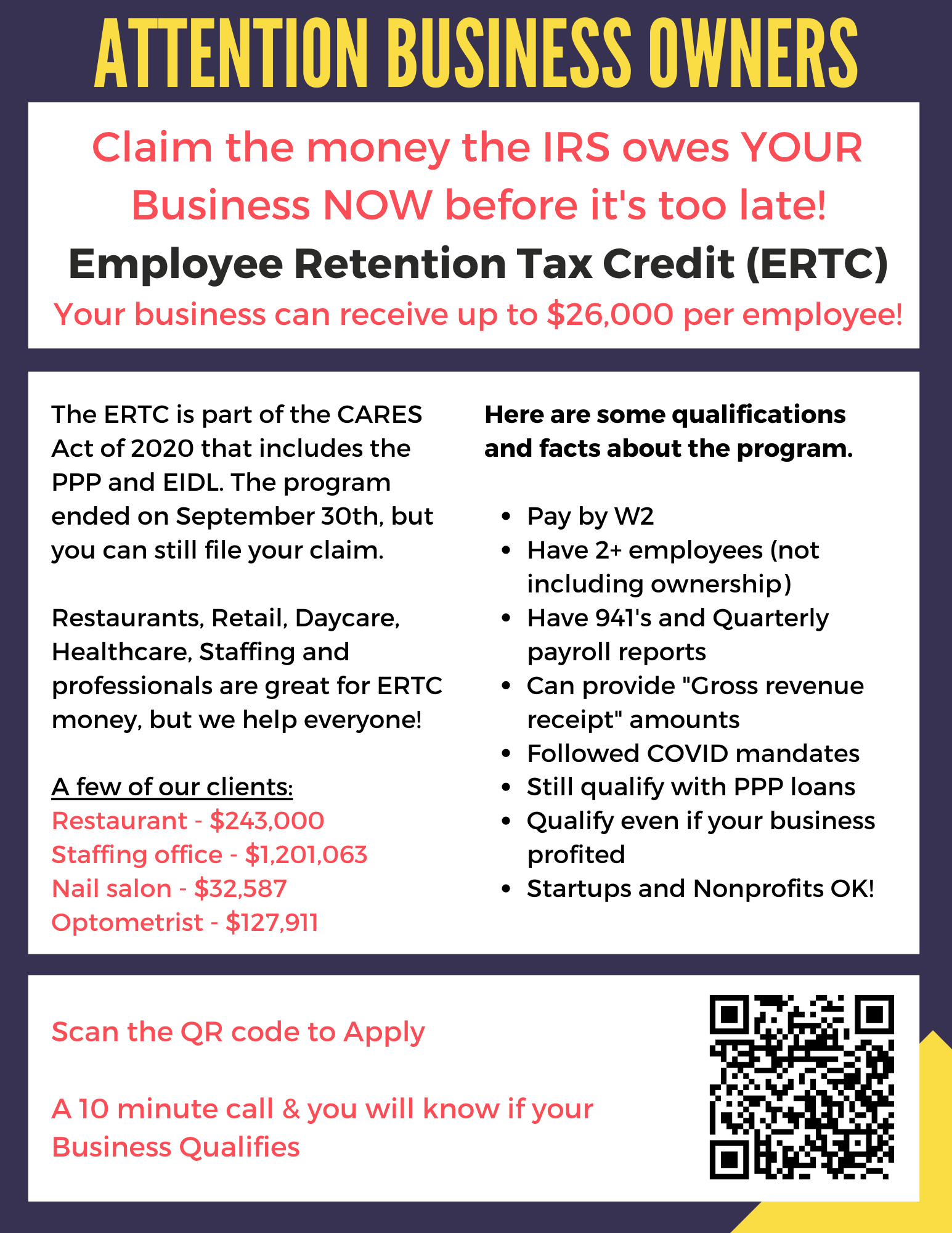 employee retention credit