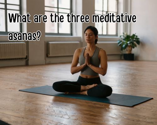 a woman doing meditative asanas