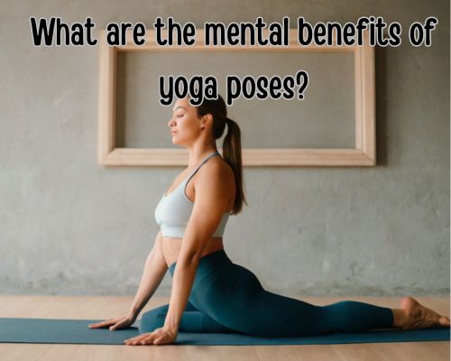 a women mentally focused on yoga
