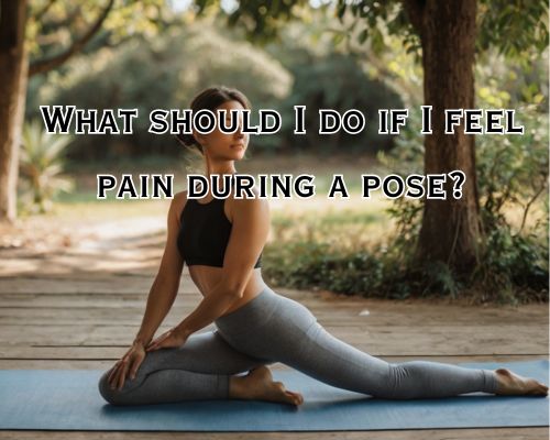 a woman doing a pose for hatha yoga