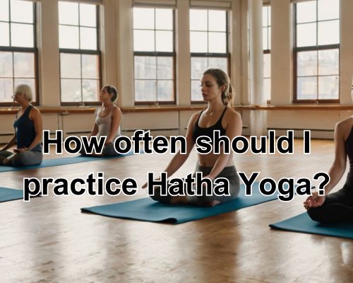women often doing hatha yoga as part of their routine