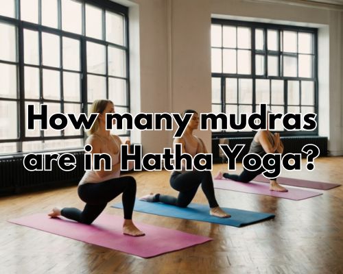 Woman moving mindfully through yoga.