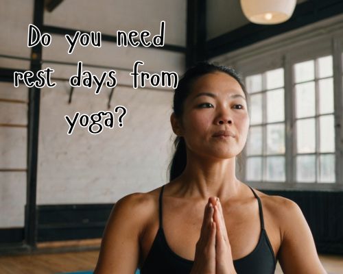 Yoga leaves woman dripping with sweat and calm.